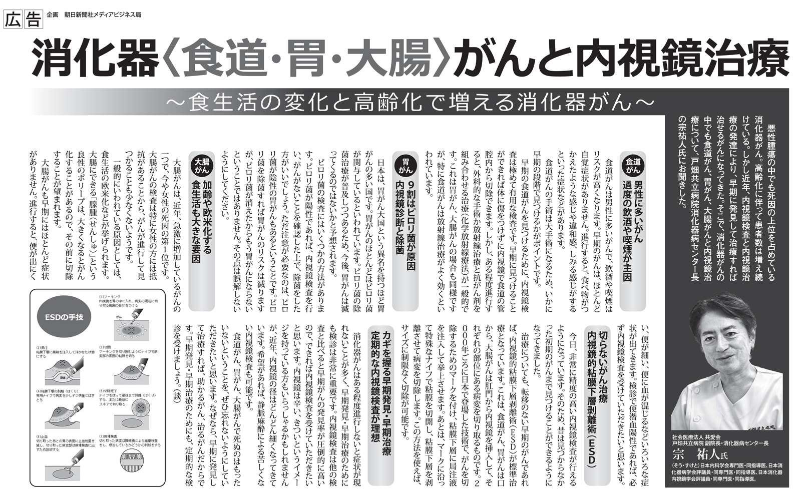 2016年12月20日発行の朝日新聞に掲載