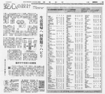 読売新聞10月20日に当院が掲載されました！