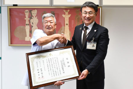 福岡県より「感謝状」をいただきました！