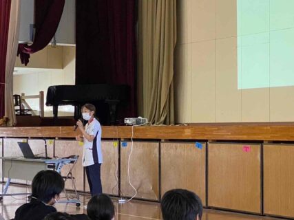 行橋市立泉中学校で「いのちのホームルーム」授業を開催いたしました